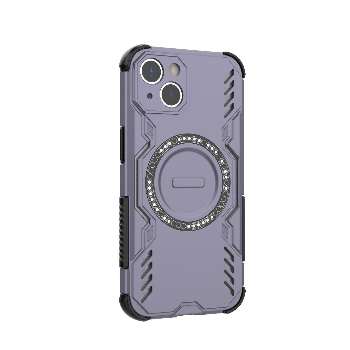 Apple iPhone 13 Butterfly Armor MagSafe Magnetic Ring Shockproof Protective Phone Case with Stand