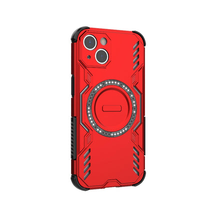 Apple iPhone 13 Butterfly Armor MagSafe Magnetic Ring Shockproof Protective Phone Case with Stand