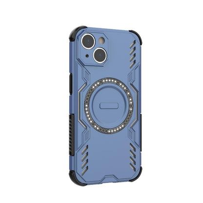 Apple iPhone 14 Butterfly Armor MagSafe Magnetic Ring Shockproof Protective Phone Case with Stand