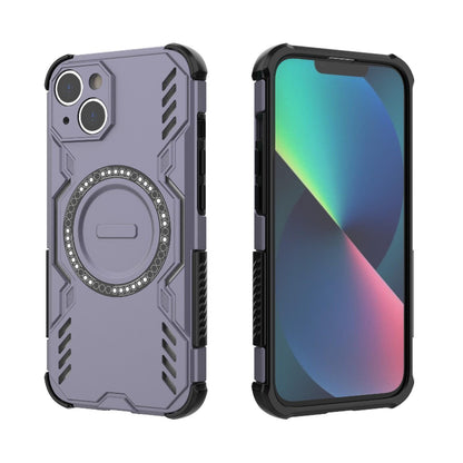 Apple iPhone 14 Butterfly Armor MagSafe Magnetic Ring Shockproof Protective Phone Case with Stand