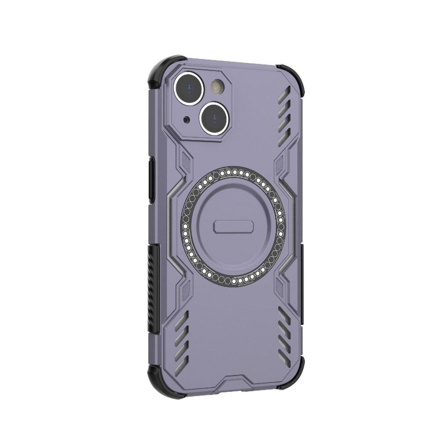 Apple iPhone 14 Butterfly Armor MagSafe Magnetic Ring Shockproof Protective Phone Case with Stand