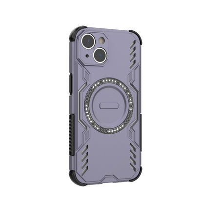 Apple iPhone 14 Butterfly Armor MagSafe Magnetic Ring Shockproof Protective Phone Case with Stand