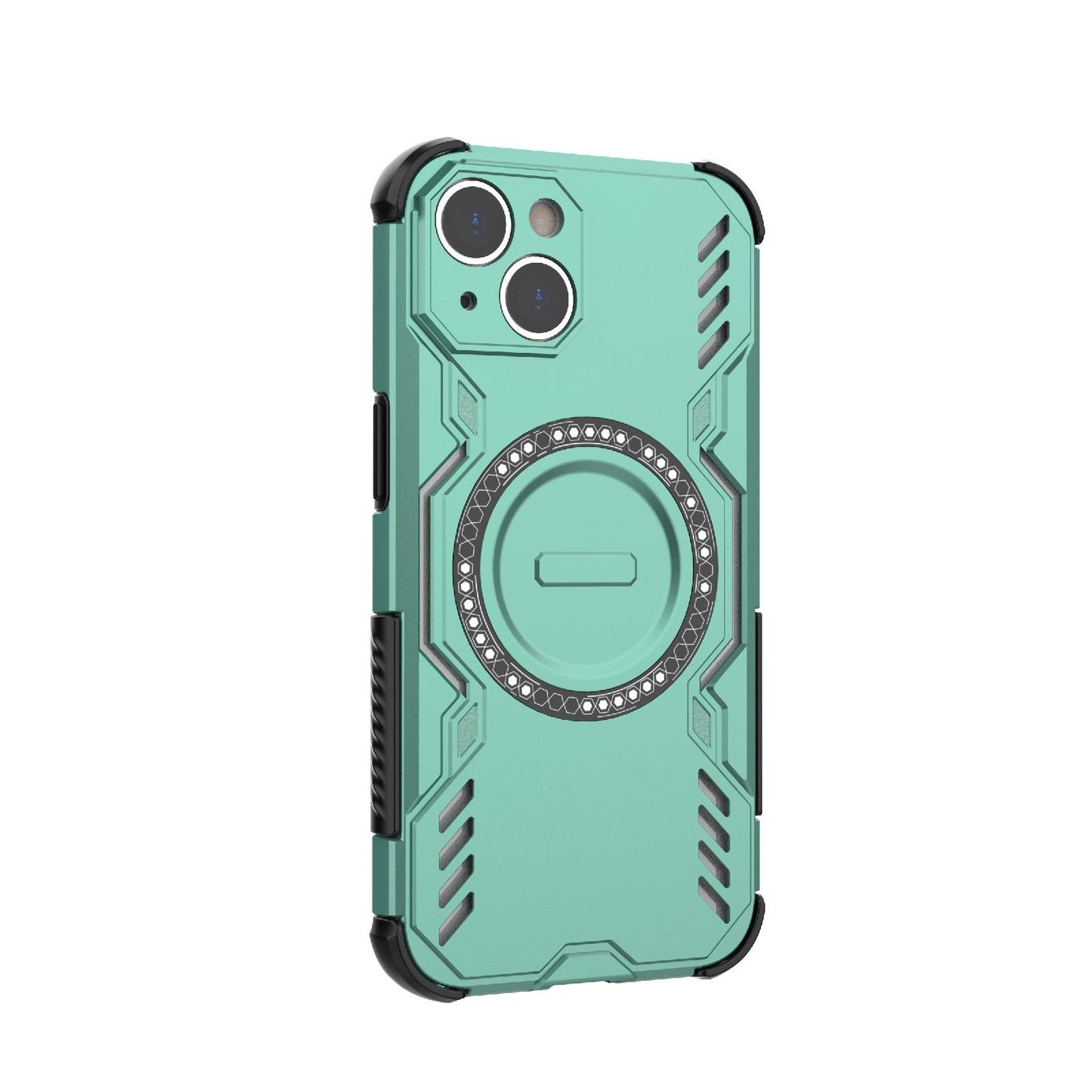 Apple iPhone 14 Butterfly Armor MagSafe Magnetic Ring Shockproof Protective Phone Case with Stand