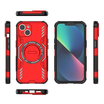 Apple iPhone 14 Butterfly Armor MagSafe Magnetic Ring Shockproof Protective Phone Case with Stand