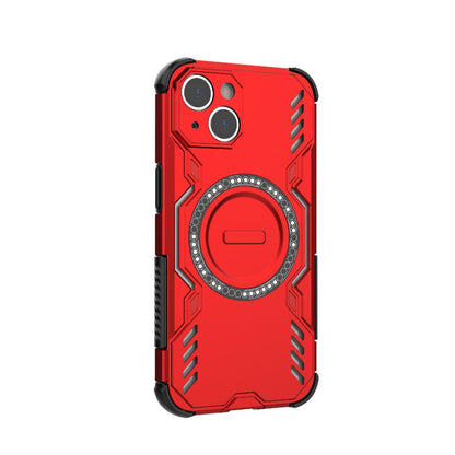 Apple iPhone 14 Butterfly Armor MagSafe Magnetic Ring Shockproof Protective Phone Case with Stand