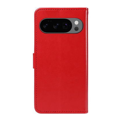 For Google Pixel 10 Cat and Bee Embossed Flip Leather Phone Case Wallet Cover with Card Slots Cash Pocket Magnetic Stand Protective Shockproof TPU PU Leather Case with Wrist Strap