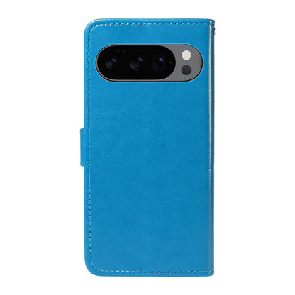 For Google Pixel 10 Pro Cat and Bee Embossed Flip Leather Phone Case Wallet Cover with Card Slots Cash Pocket Magnetic Stand Protective Shockproof TPU PU Leather Case with Wrist Strap