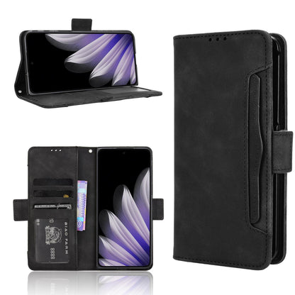 OPPO Find N5 Skin Feel PU Leather Wallet Phone Case with Card Slots, Cash Pocket, Magnetic Closure, Built-In Stand, Full Protection TPU Cover