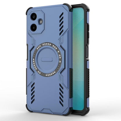 Samsung Galaxy A06 4G Butterfly Armor MagSafe Magnetic Ring Shockproof Protective Phone Case with Stand
