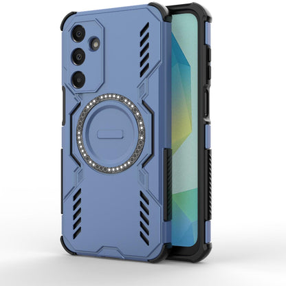 Samsung Galaxy A16 5G Butterfly Armor MagSafe Magnetic Ring Shockproof Protective Phone Case with Stand