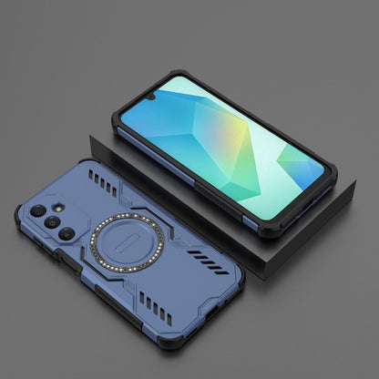 Samsung Galaxy A16 5G Butterfly Armor MagSafe Magnetic Ring Shockproof Protective Phone Case with Stand