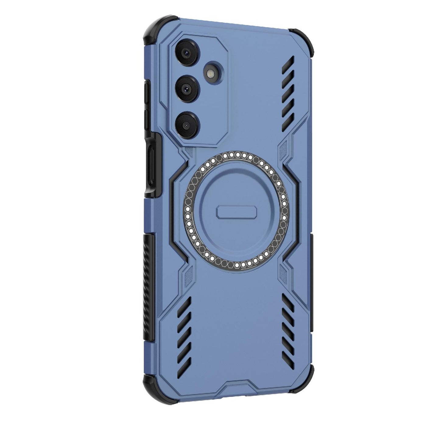 Samsung Galaxy A16 5G Butterfly Armor MagSafe Magnetic Ring Shockproof Protective Phone Case with Stand