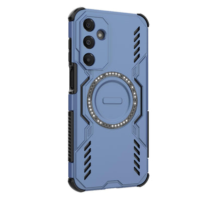 Samsung Galaxy A16 5G Butterfly Armor MagSafe Magnetic Ring Shockproof Protective Phone Case with Stand