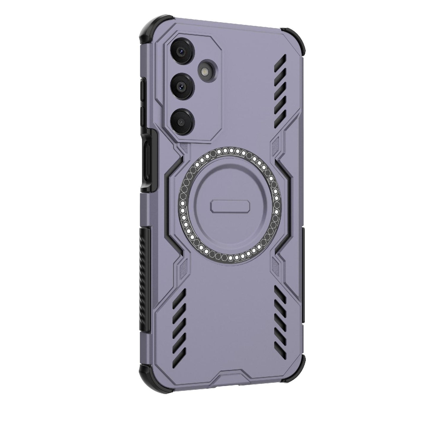 Samsung Galaxy A16 5G Butterfly Armor MagSafe Magnetic Ring Shockproof Protective Phone Case with Stand