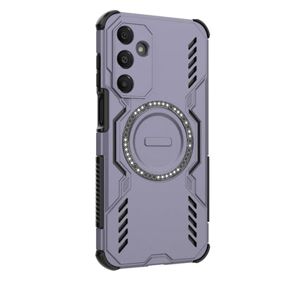 Samsung Galaxy A16 5G Butterfly Armor MagSafe Magnetic Ring Shockproof Protective Phone Case with Stand