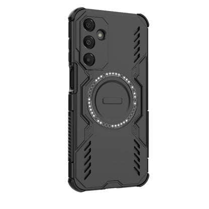 Samsung Galaxy A16 5G Butterfly Armor MagSafe Magnetic Ring Shockproof Protective Phone Case with Stand