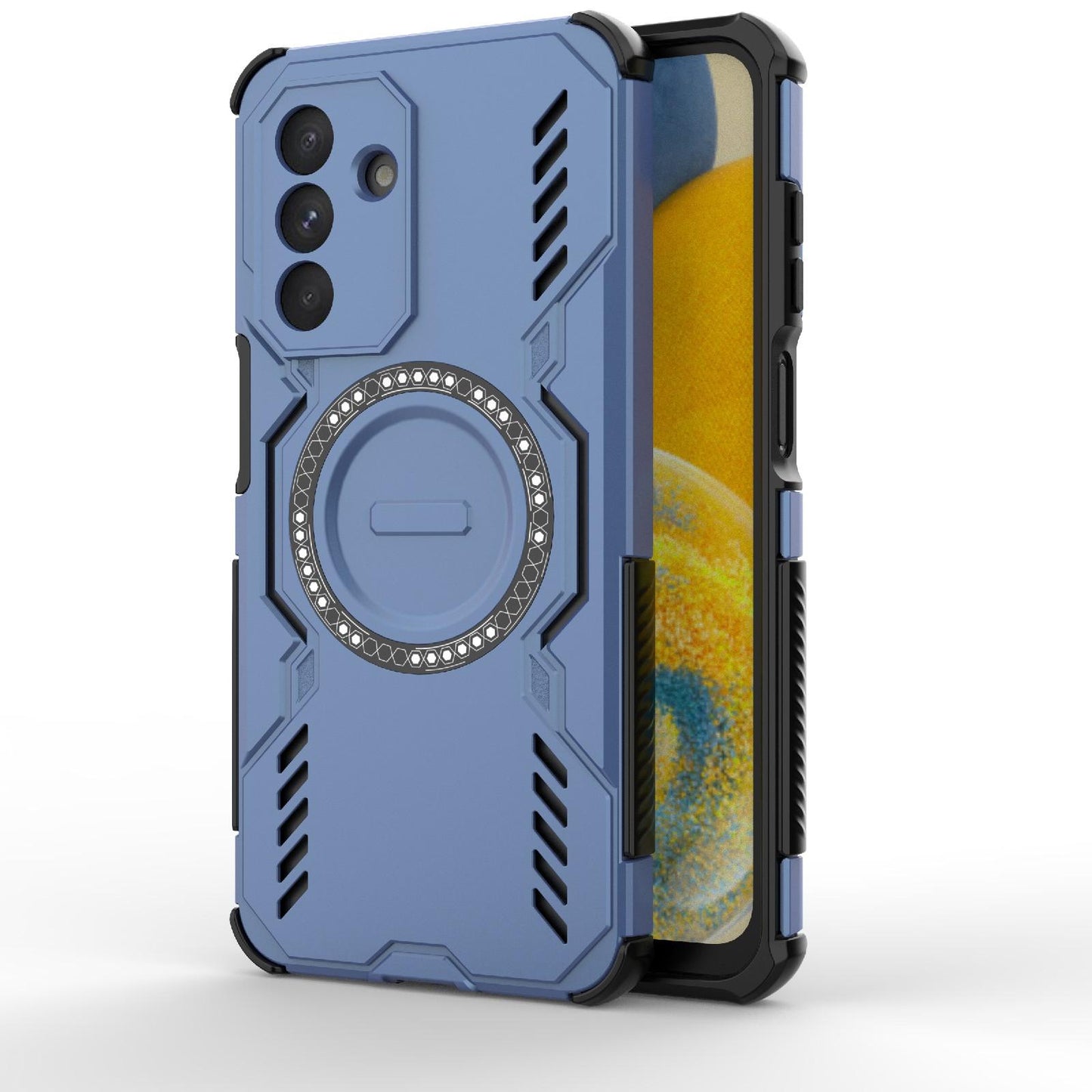 Samsung Galaxy A26 5G Butterfly Armor MagSafe Magnetic Ring Shockproof Protective Phone Case with Stand