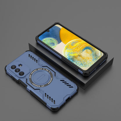 Samsung Galaxy A26 5G Butterfly Armor MagSafe Magnetic Ring Shockproof Protective Phone Case with Stand
