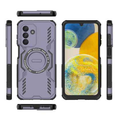 Samsung Galaxy A26 5G Butterfly Armor MagSafe Magnetic Ring Shockproof Protective Phone Case with Stand