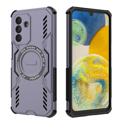 Samsung Galaxy A26 5G Butterfly Armor MagSafe Magnetic Ring Shockproof Protective Phone Case with Stand