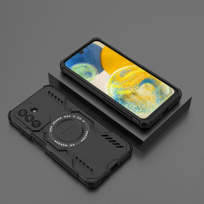 Samsung Galaxy A26 5G Butterfly Armor MagSafe Magnetic Ring Shockproof Protective Phone Case with Stand