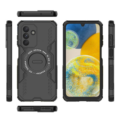Samsung Galaxy A26 5G Butterfly Armor MagSafe Magnetic Ring Shockproof Protective Phone Case with Stand