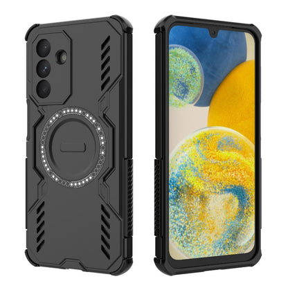 Samsung Galaxy A26 5G Butterfly Armor MagSafe Magnetic Ring Shockproof Protective Phone Case with Stand