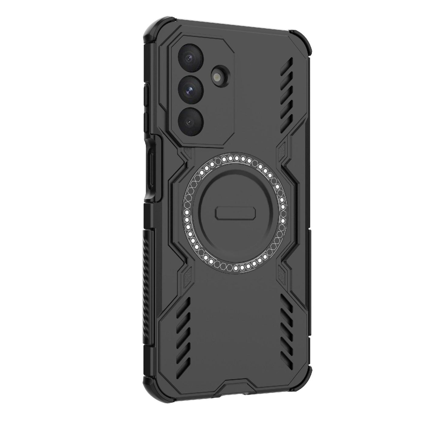 Samsung Galaxy A26 5G Butterfly Armor MagSafe Magnetic Ring Shockproof Protective Phone Case with Stand