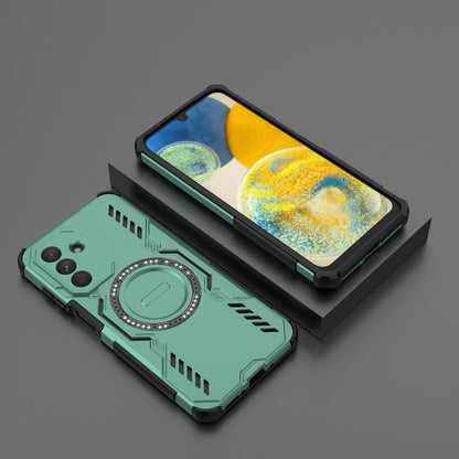 Samsung Galaxy A26 5G Butterfly Armor MagSafe Magnetic Ring Shockproof Protective Phone Case with Stand