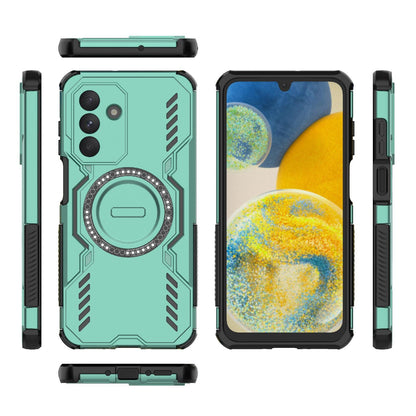 Samsung Galaxy A26 5G Butterfly Armor MagSafe Magnetic Ring Shockproof Protective Phone Case with Stand