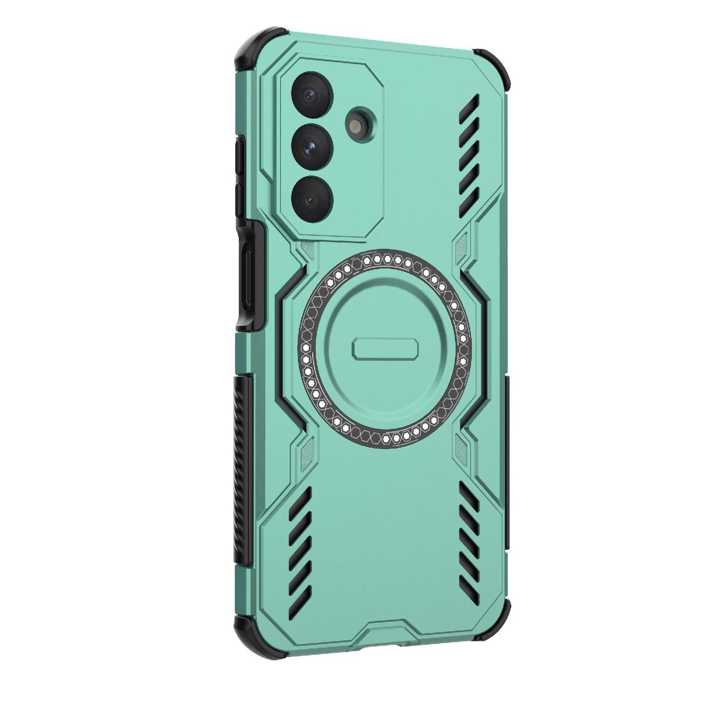 Samsung Galaxy A26 5G Butterfly Armor MagSafe Magnetic Ring Shockproof Protective Phone Case with Stand