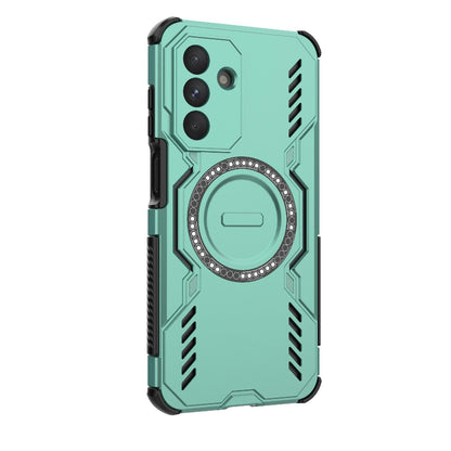 Samsung Galaxy A26 5G Butterfly Armor MagSafe Magnetic Ring Shockproof Protective Phone Case with Stand