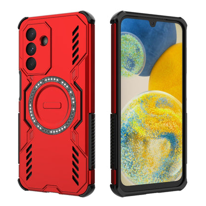 Samsung Galaxy A26 5G Butterfly Armor MagSafe Magnetic Ring Shockproof Protective Phone Case with Stand