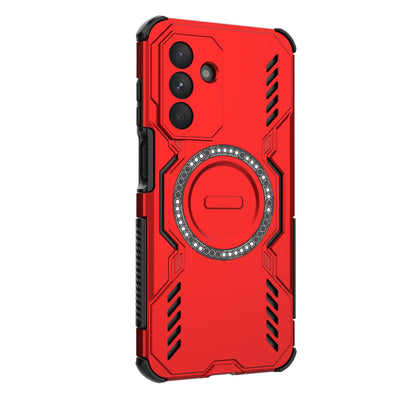 Samsung Galaxy A26 5G Butterfly Armor MagSafe Magnetic Ring Shockproof Protective Phone Case with Stand
