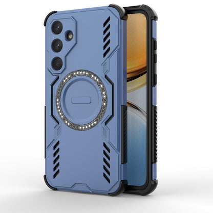 Samsung Galaxy A55 5G Butterfly Armor MagSafe Magnetic Ring Shockproof Protective Phone Case with Stand