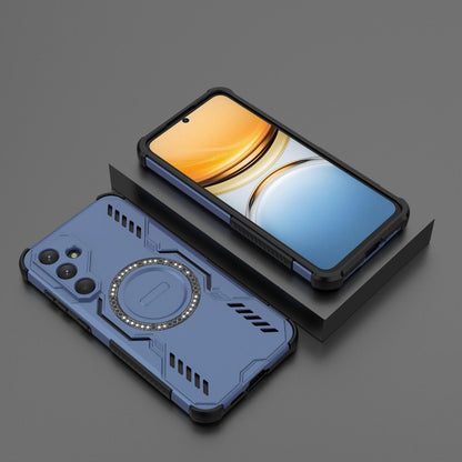 Samsung Galaxy A55 5G Butterfly Armor MagSafe Magnetic Ring Shockproof Protective Phone Case with Stand