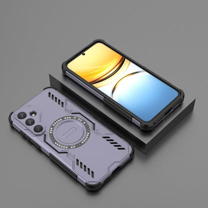 Samsung Galaxy A55 5G Butterfly Armor MagSafe Magnetic Ring Shockproof Protective Phone Case with Stand