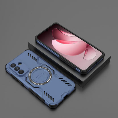 Samsung Galaxy A36 5G Butterfly Armor MagSafe Magnetic Ring Shockproof Protective Phone Case with Stand
