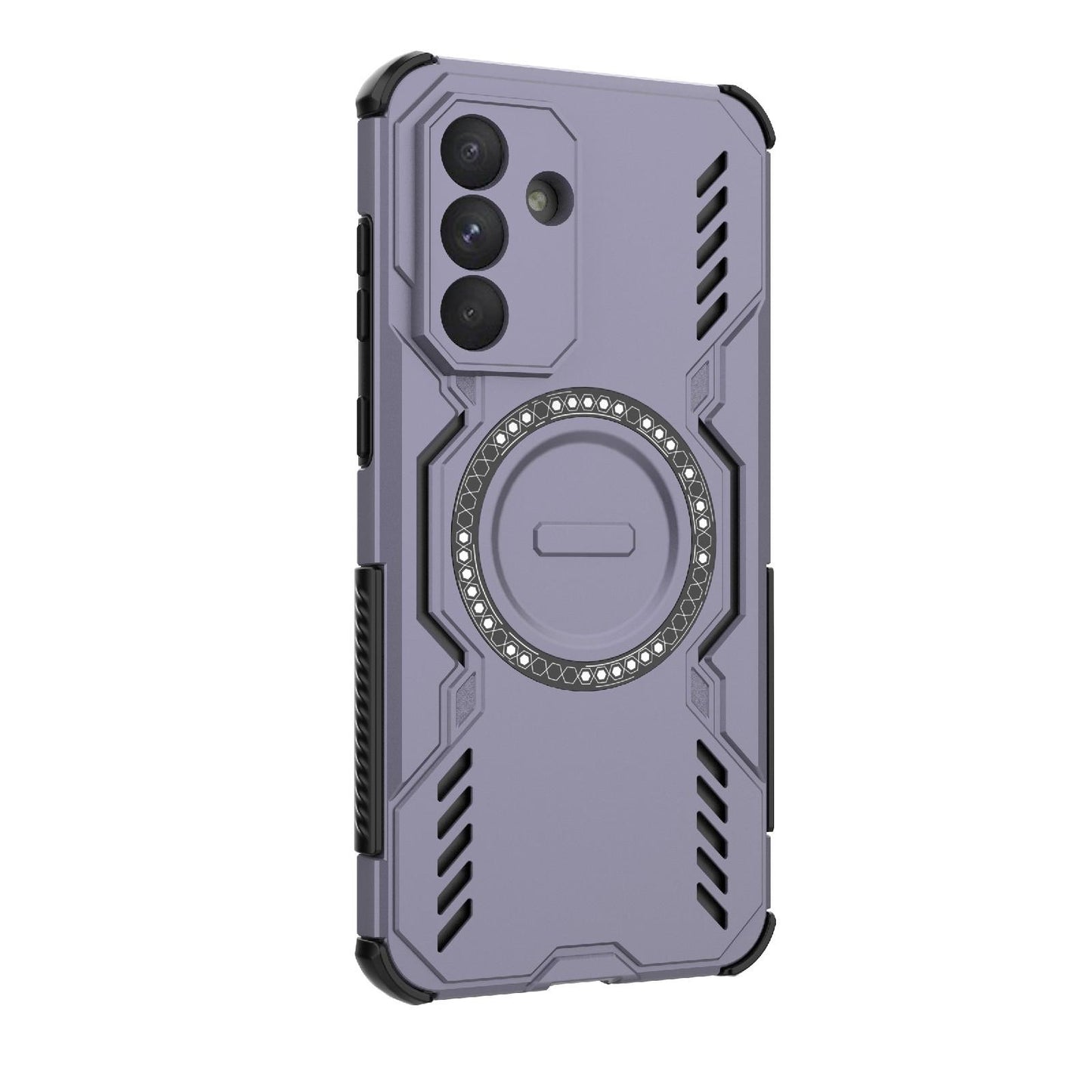 Samsung Galaxy A56 5G Butterfly Armor MagSafe Magnetic Ring Shockproof Protective Phone Case with Stand