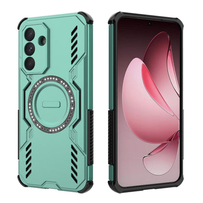 Samsung Galaxy A56 5G Butterfly Armor MagSafe Magnetic Ring Shockproof Protective Phone Case with Stand
