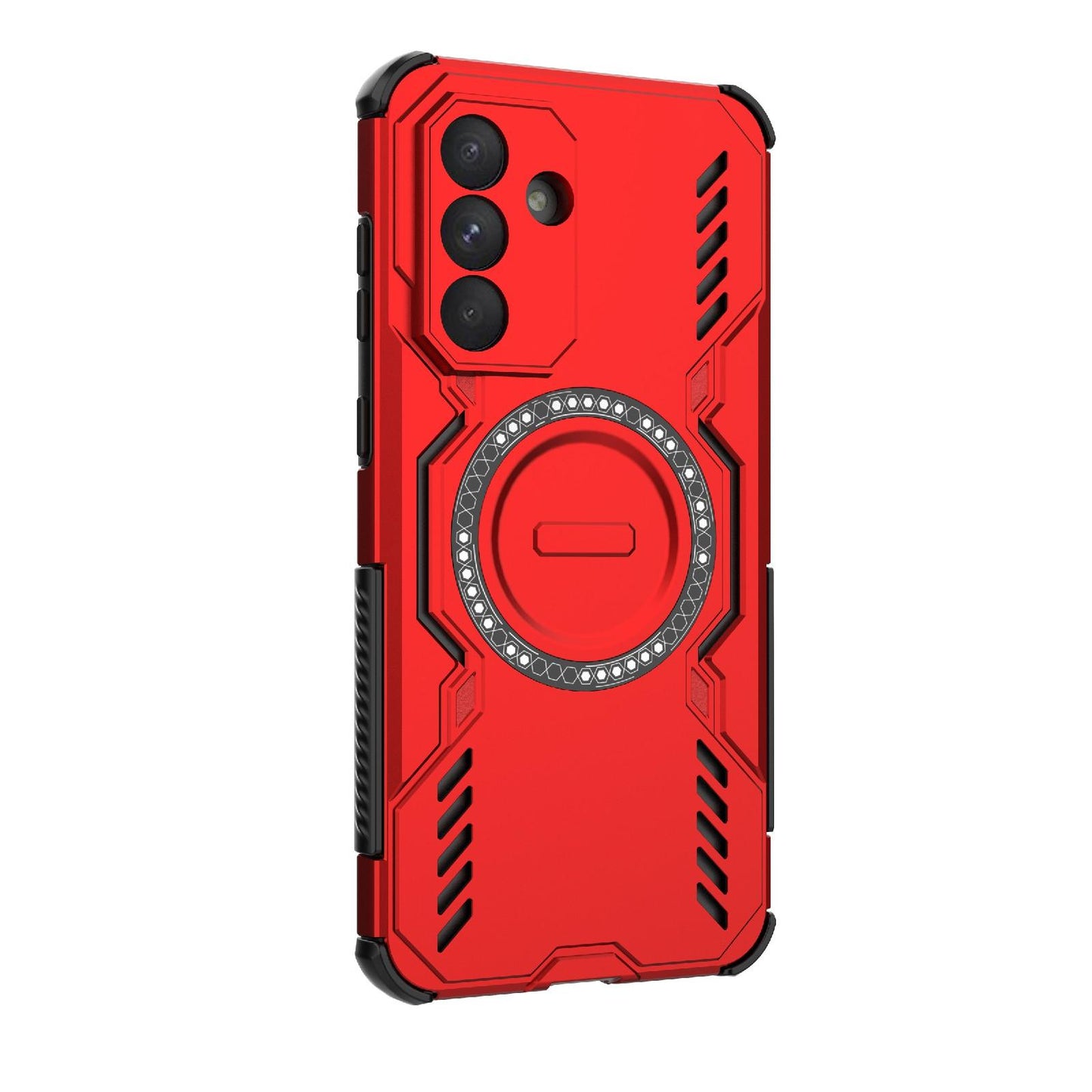 Samsung Galaxy A56 5G Butterfly Armor MagSafe Magnetic Ring Shockproof Protective Phone Case with Stand
