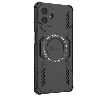 Samsung Galaxy A07 4G Butterfly Armor MagSafe Magnetic Ring Shockproof Protective Phone Case with Stand