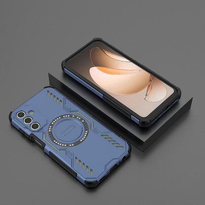 Samsung Galaxy A15 5G Butterfly Armor MagSafe Magnetic Ring Shockproof Protective Phone Case with Stand