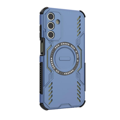 Samsung Galaxy A15 5G Butterfly Armor MagSafe Magnetic Ring Shockproof Protective Phone Case with Stand