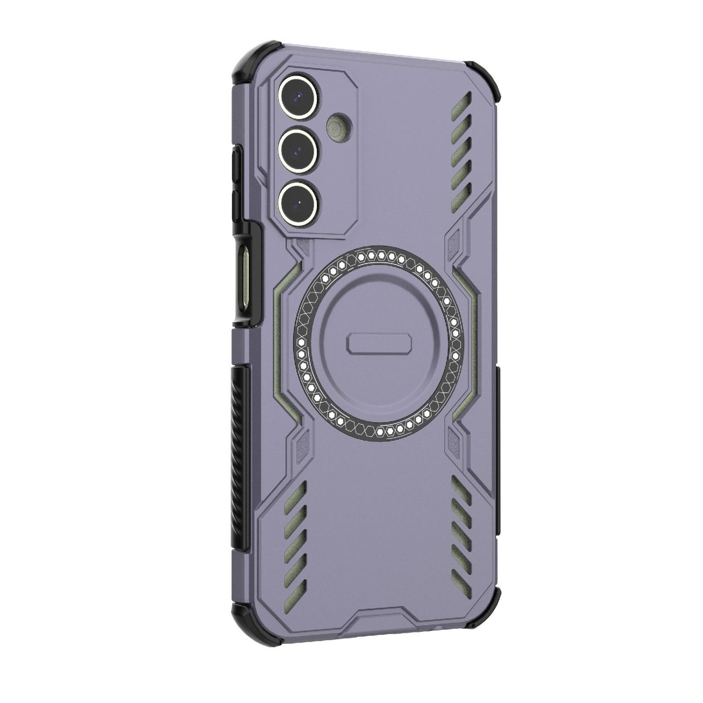Samsung Galaxy A15 5G Butterfly Armor MagSafe Magnetic Ring Shockproof Protective Phone Case with Stand
