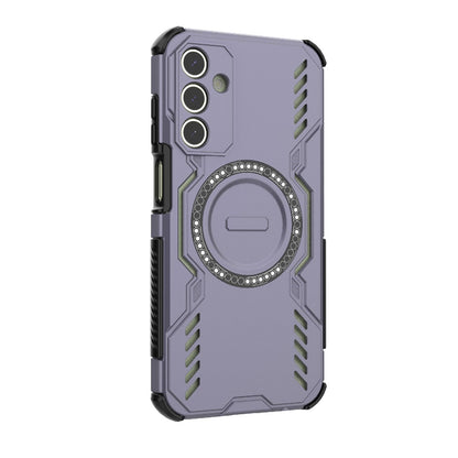Samsung Galaxy A15 5G Butterfly Armor MagSafe Magnetic Ring Shockproof Protective Phone Case with Stand