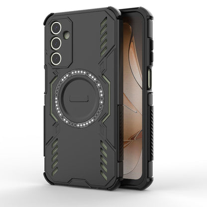 Samsung Galaxy A15 5G Butterfly Armor MagSafe Magnetic Ring Shockproof Protective Phone Case with Stand