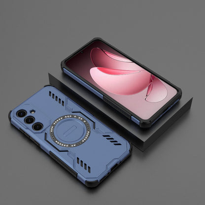 Samsung Galaxy A35 5G Butterfly Armor MagSafe Magnetic Ring Shockproof Protective Phone Case with Stand