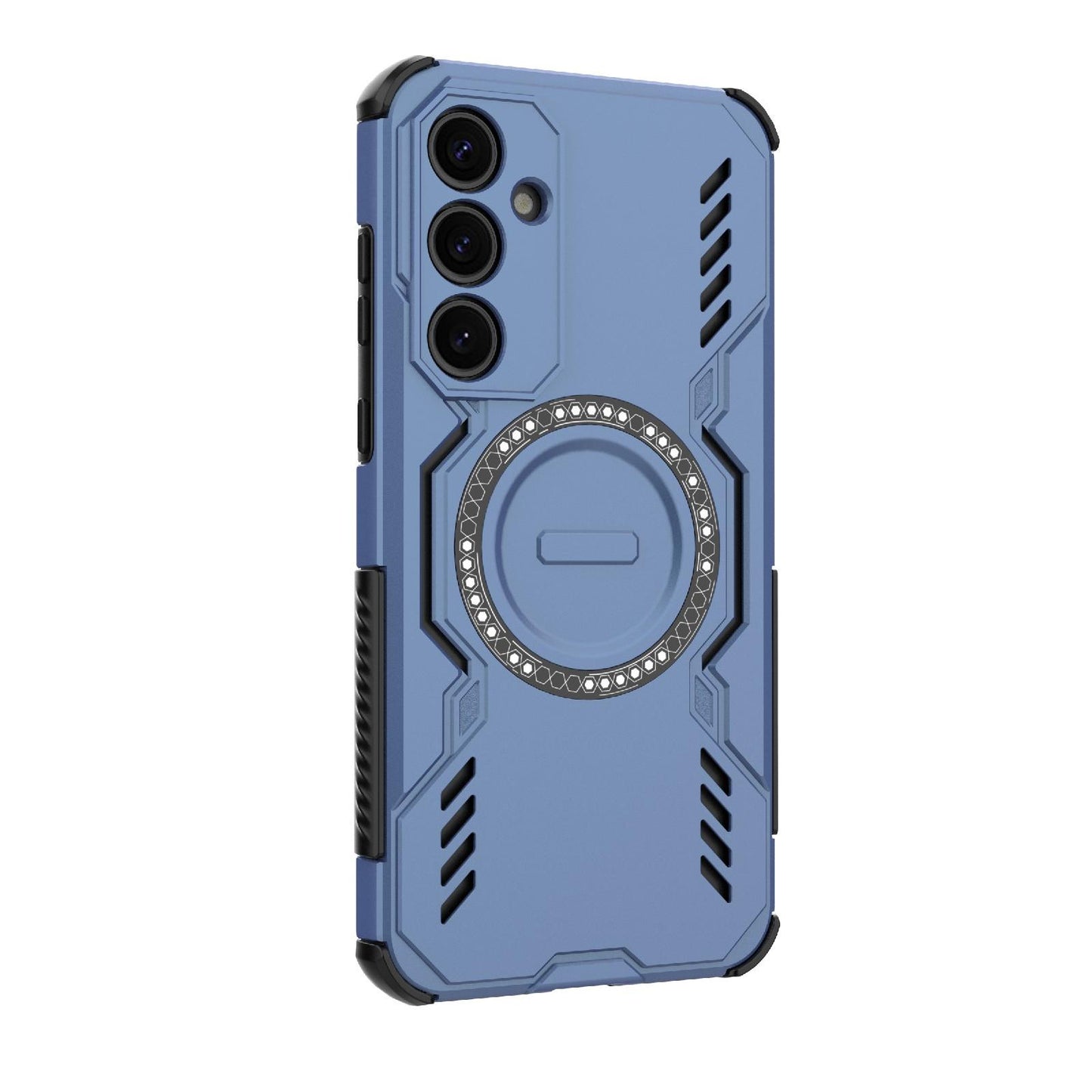 Samsung Galaxy A35 5G Butterfly Armor MagSafe Magnetic Ring Shockproof Protective Phone Case with Stand