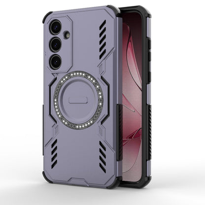 Samsung Galaxy A35 5G Butterfly Armor MagSafe Magnetic Ring Shockproof Protective Phone Case with Stand